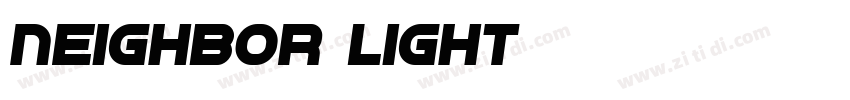 Neighbor Light字体转换 Neighbor Light字体转换